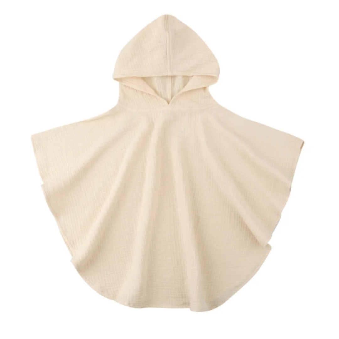Baby Badeponcho aus Musselin