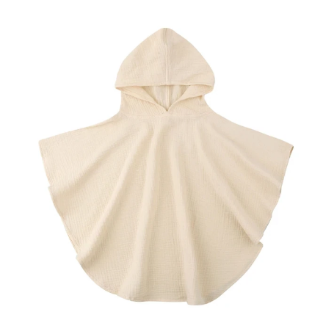 Baby Badeponcho aus Musselin