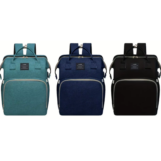 Wickelrucksack mit Babyspielplatz - Deluxe