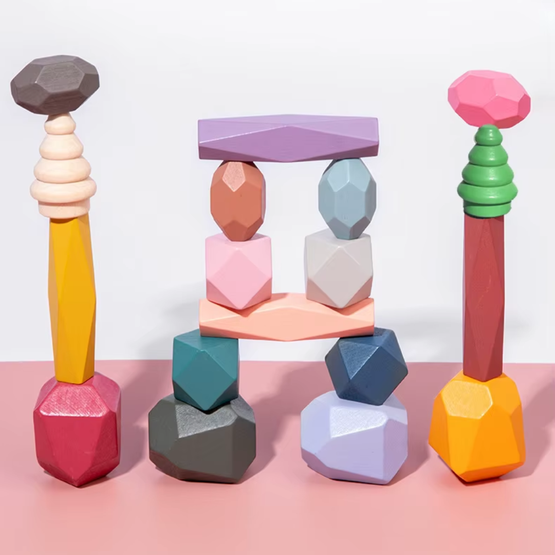 Montessori Holzbausteine