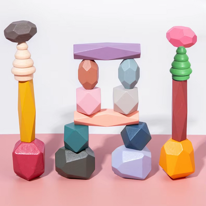 Montessori Holzbausteine