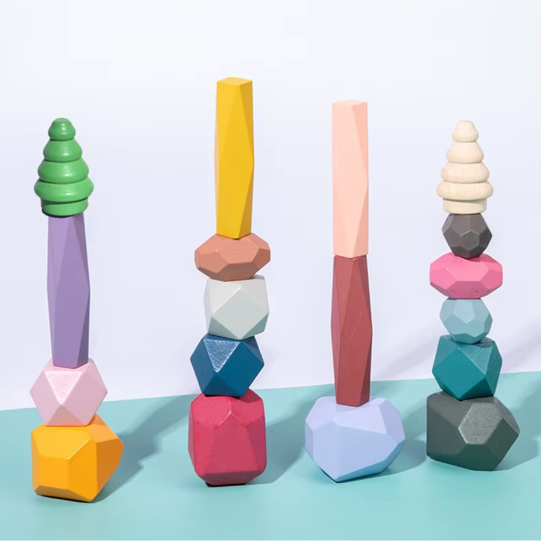 Montessori Holzbausteine