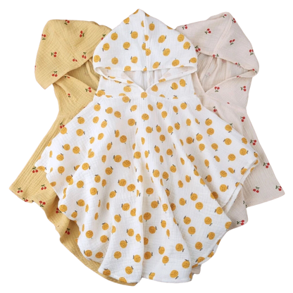 Baby Badeponcho aus Musselin