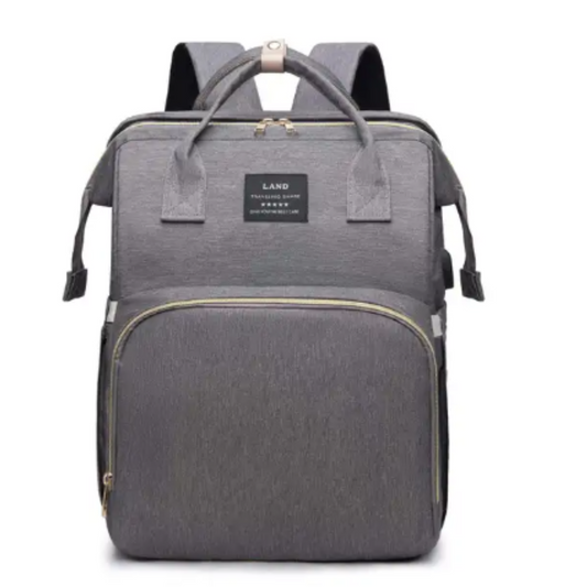 Wickelrucksack mit Babyspielplatz