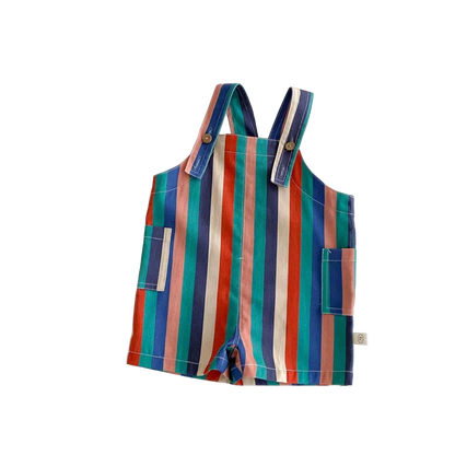 Kurze Rainbow Latzhose