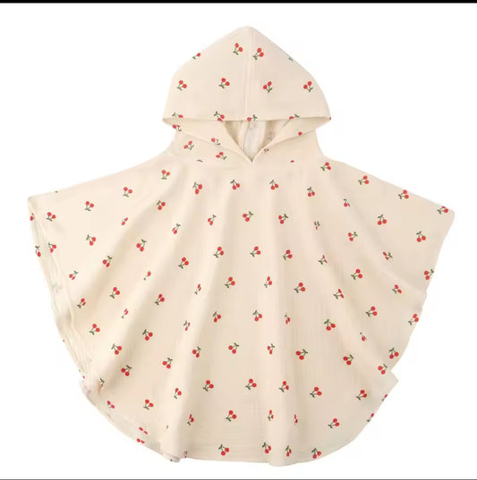 Baby Badeponcho aus Musselin