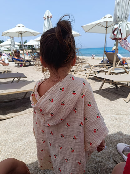 Baby Badeponcho aus Musselin